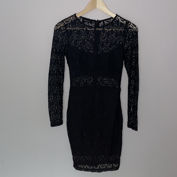 Bebe Black Dress - Picture 2 of 13